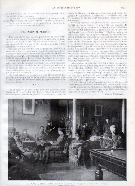LAMINA V20726: Hotel Moderno sala de billar y biblioteca
