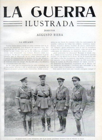 LAMINA V20721: General Currie junto a jefes de las fuerzas canadienses