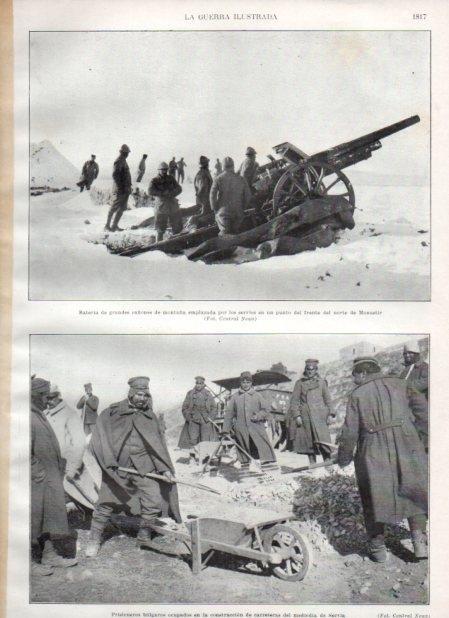 LAMINA V20716: Bateria de cañones del frente norte de Monastir