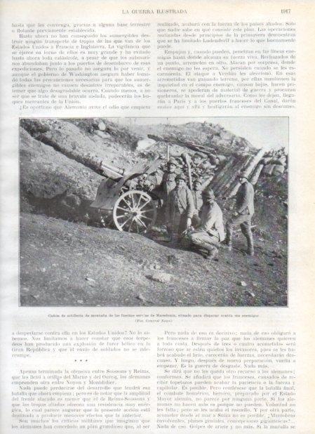 LAMINA V20769: Cañon de las fuerzas servias de Macedonia
