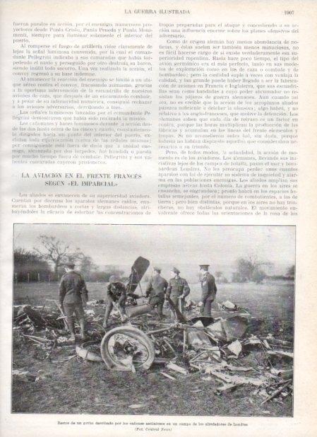 LAMINA V20763: Restos de un gotha derribado cerca de Londres