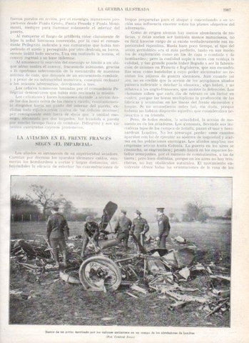 LAMINA V20763: Restos de un gotha derribado cerca de Londres