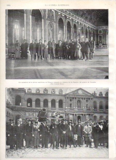 LAMINA V20759: Mision norteamericana en los Invalidos de Paris