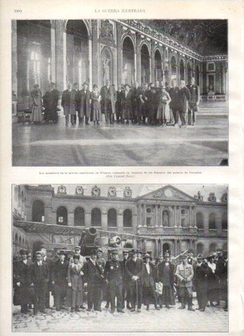 LAMINA V20759: Mision norteamericana en los Invalidos de Paris