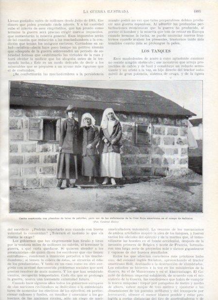 LAMINA V20755: Casita en el campo de Salonica para enfermeras de la Cruz Roja