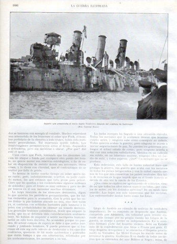 LAMINA V20751: Navio Vindictive despues del combate de Zeebrugge