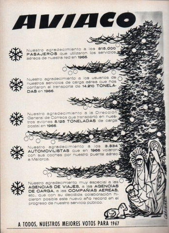LAMINA V21477: Publicidad Aviaco