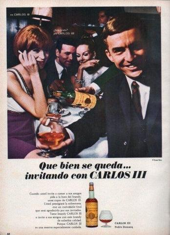 LAMINA V21482: Publicidad Carlos II brandy