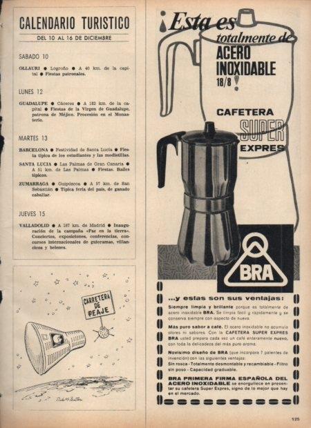 LAMINA V21463: Publicidad cafetera super express Bra