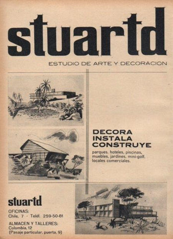 LAMINA V21514: Publicidad Stuard estudio de arte y decoracion