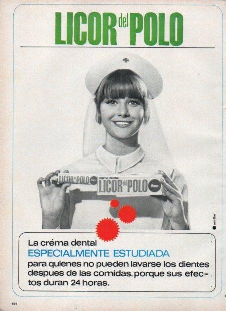 LAMINA V21524: Publicidad Licor del Polo crema dental