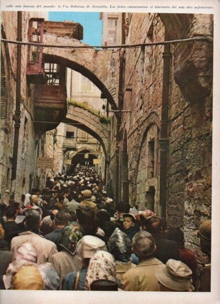 LAMINA V21501: La Via Dolorosa de Jerusalen