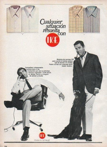 LAMINA V21452: Publicidad camisa Ike