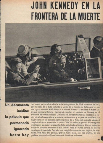 LAMINA V21403: Kennedy en Dallas noviembre 1963