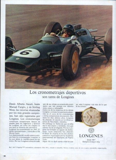 LAMINA V21389: Publicidad reloj Flagship de Longines