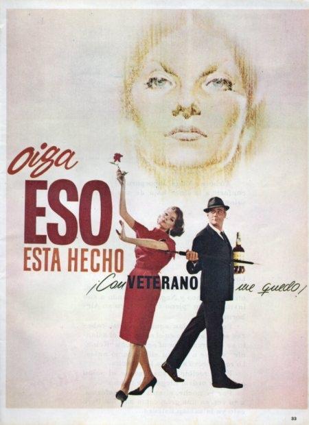 LAMINA V21391: Publicidad Veterano coñac