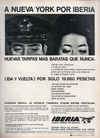 LAMINA V21525: Publicidad Iberia