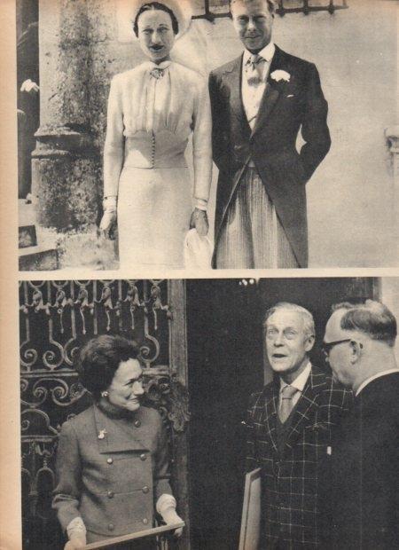 LAMINA V21439: Foto de boda de los duques de Windsor