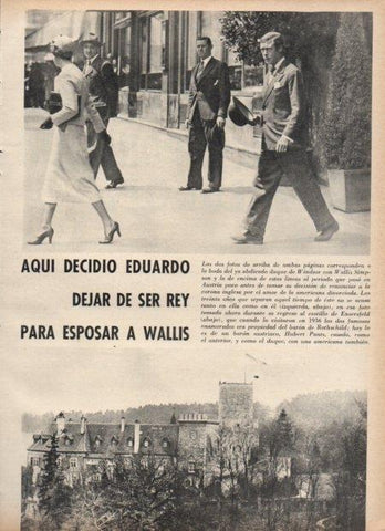 LAMINA V21440: Los duques de Windsor en Austria