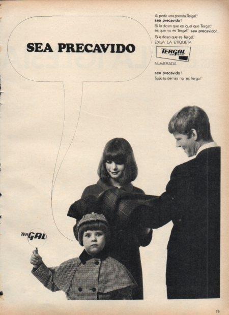 LAMINA V21442: Publicidad del Tergal