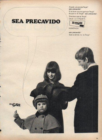 LAMINA V21442: Publicidad del Tergal