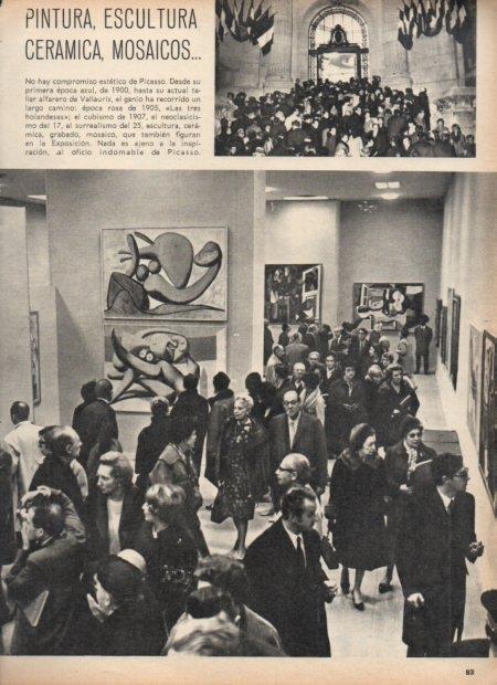 LAMINA V21444: Exposicion de Picasso en Paris