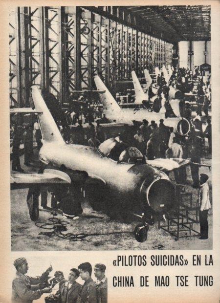 LAMINA V21435: Fabrica de cazas en China para pilotos kamikazes