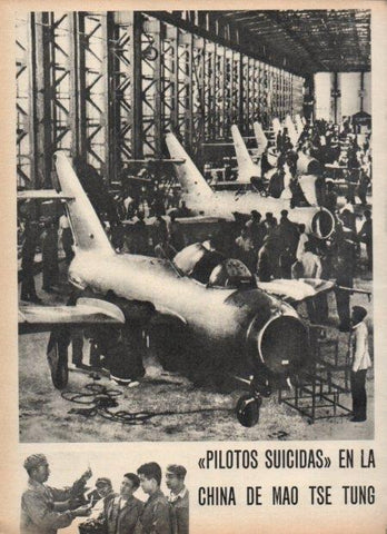 LAMINA V21435: Fabrica de cazas en China para pilotos kamikazes