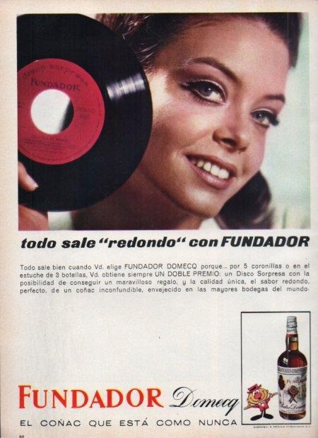 LAMINA V21434: Publicidad Fundador Domeq coñac