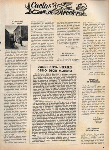 LAMINA V21423: Cartas al Director revista Blanco y Negro num. 2848