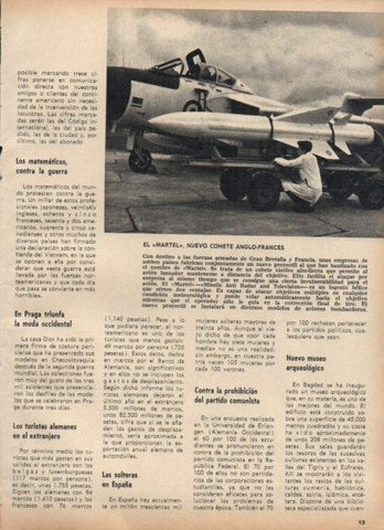 LAMINA V21428: Martel cohete tactico anglo-frances