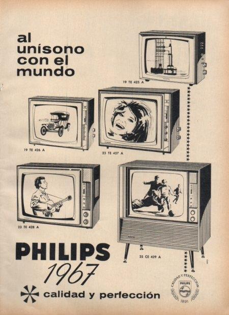 LAMINA V21430: Publicidad Philips 1967
