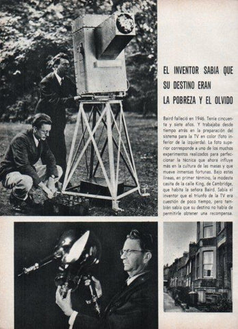 LAMINA V21527: John Baird inventor de la television