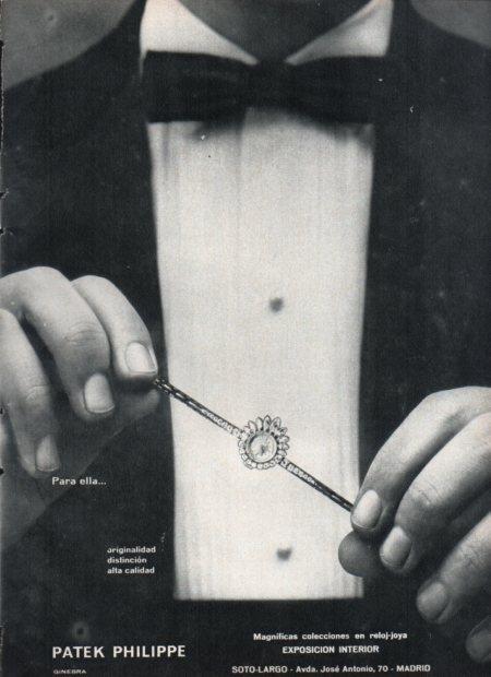 LAMINA V21528: Publicidad Patek Philippe reloj joya