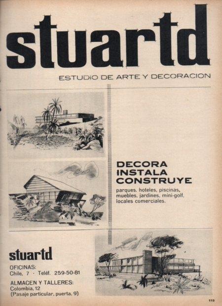 LAMINA V21622: Publicidad Stuard estudio de arte y decoracion