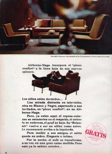 LAMINA V21626: Publicidad Airborne-Mega salon Romenay