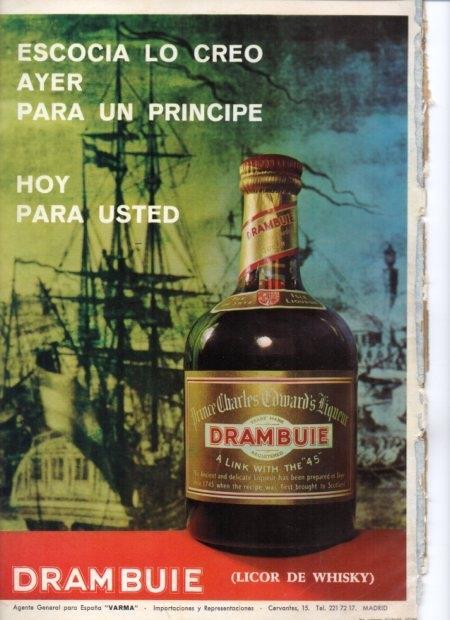 LAMINA V21627: Publicidad Drambuie licor de whisky