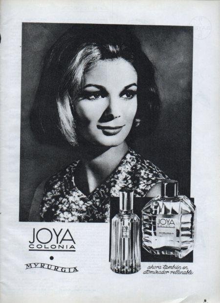 LAMINA V21629: Publicidad Joya colonia de Myrurgia