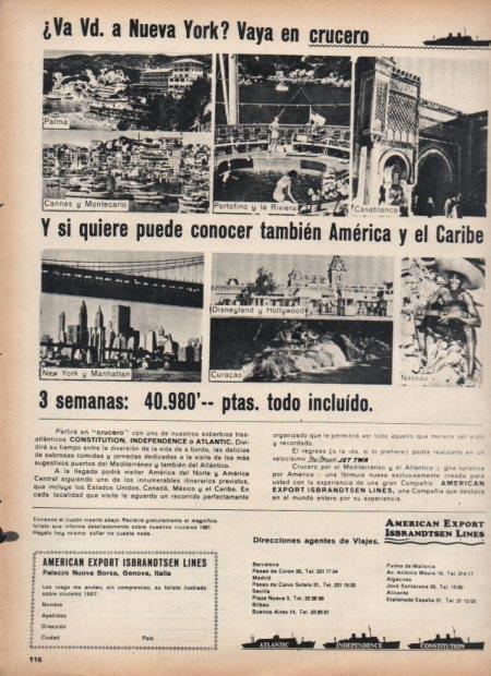 LAMINA V21620: Publicidad American Export Isbrandtsen Lines