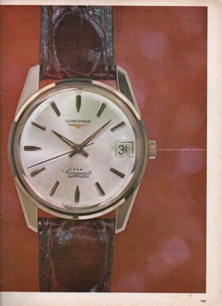 LAMINA V21661: Reloj Conquest de Longines