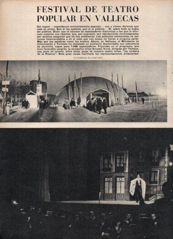 LAMINA V21672: Festival de teatro popular en Vallecas