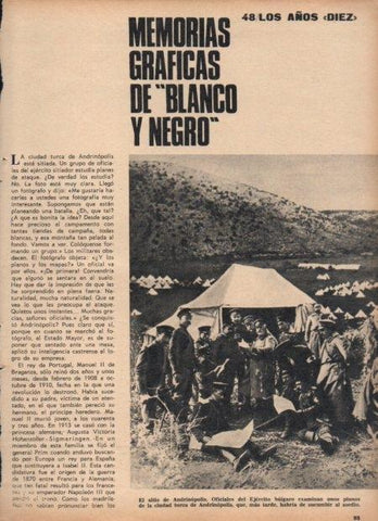 LAMINA V21657: Oficiales del Ejercito bulgaro cerca de Andrinopolis