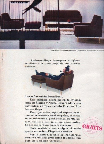LAMINA V21643: Publicidad Airborne-Mega salon Etoile