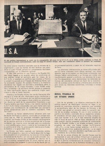 LAMINA V21647: Secretario de Estado norteamerica en ultima sesion OTAN en Paris