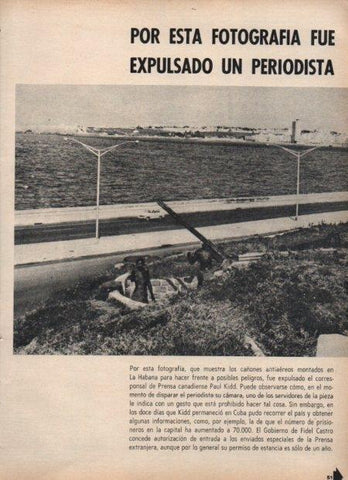 LAMINA V21650: Cañones antiaereos en La Habana
