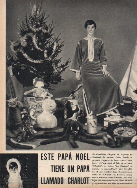 LAMINA V21561: Geraldine Chaplin de Papa Noel