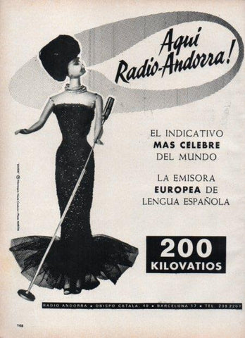 LAMINA V21534: Publicidad Radio Andorra