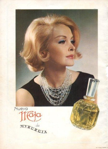 LAMINA V21538: Publicidad Maja de Myrurgia