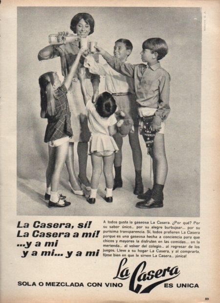 LAMINA V21565: Publicidad La Casera gaseosa