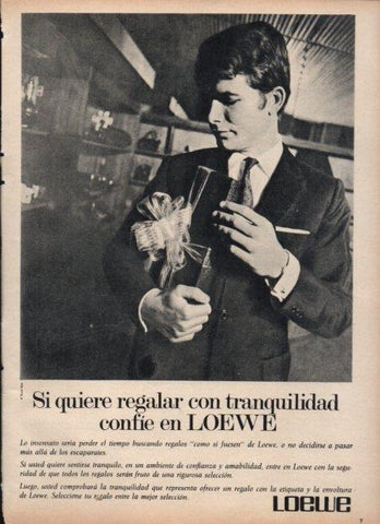 LAMINA V21585: Publicidad Loewe